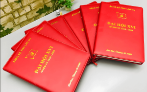 Mẫu sổ tay đại hội