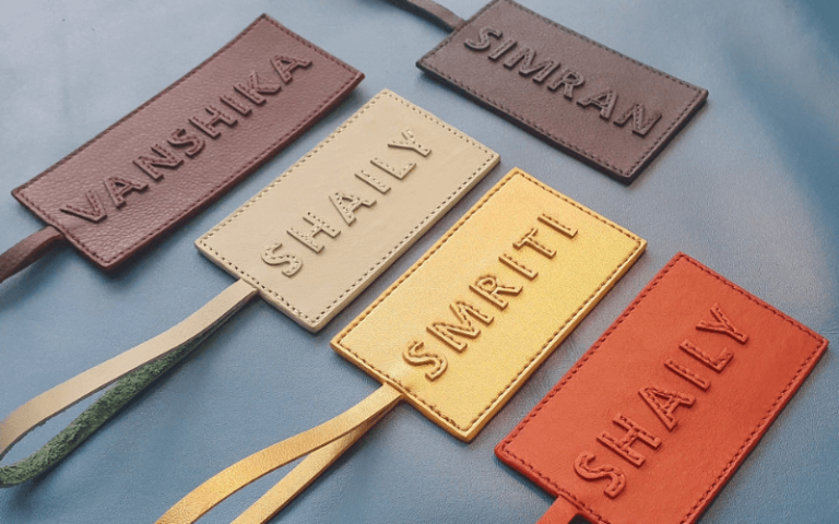 Xưởng sản xuất Tem Da, Tag Da, Leather Name Tag theo yêu cầu