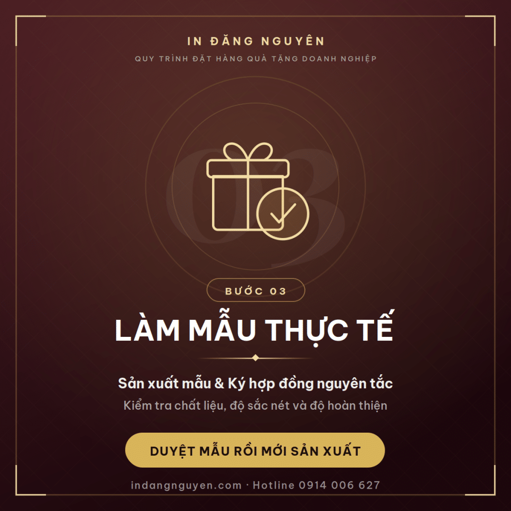 Sản xuất mẫu & Ký hợp đồng nguyên tắc