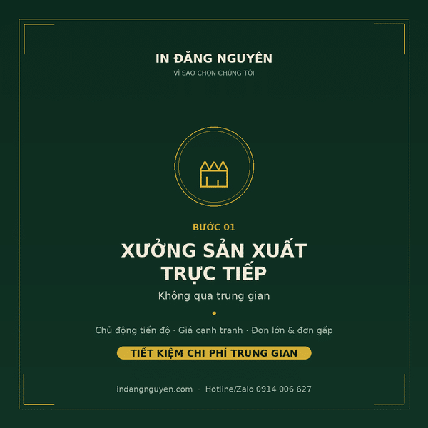 Xưởng sản xuất trực tiếp, không qua trung gian
