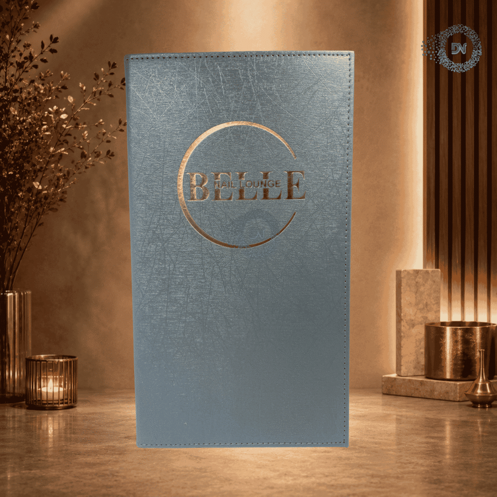 Bìa menu Belle nail lounge