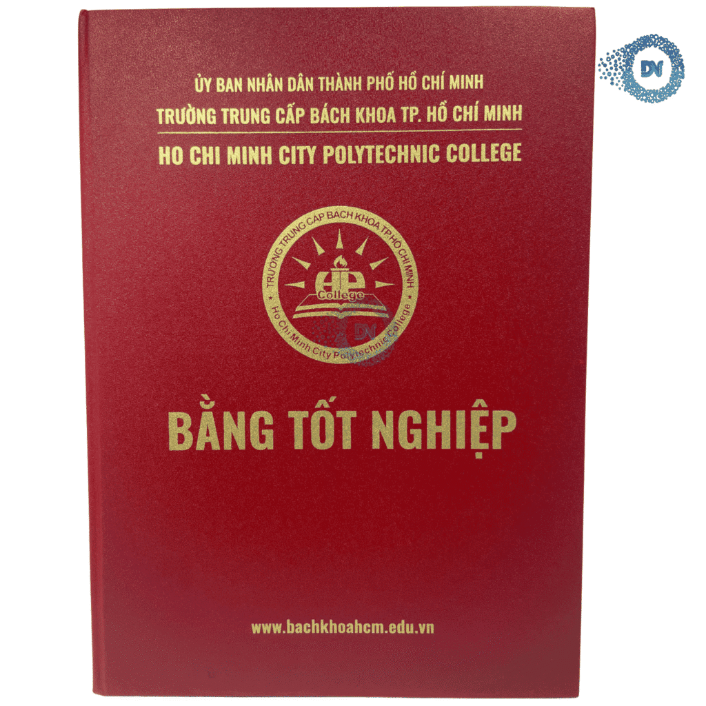 Bìa bằng tốt nghiệp đại học bachkhoahcm