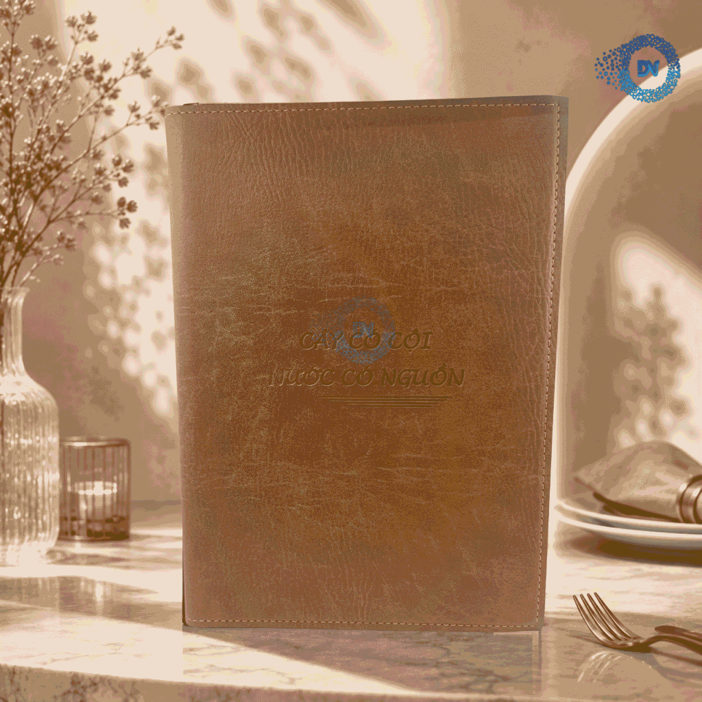 Bìa menu A4 Cây có cội nước có nguồn