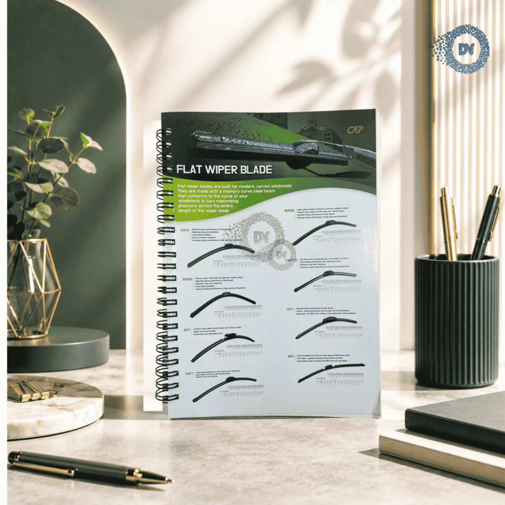In sổ lò xo theo yêu cầu Flat Wiper Blade