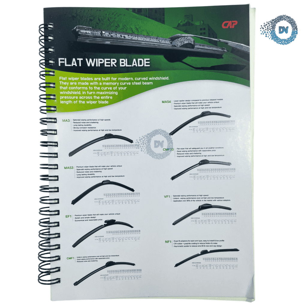 In sổ lò xo theo yêu cầu Flat Wiper Blade