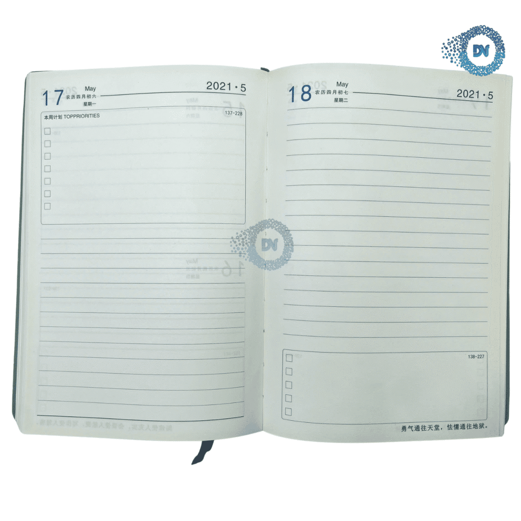 In sổ theo yêu cầu 2021 Diary