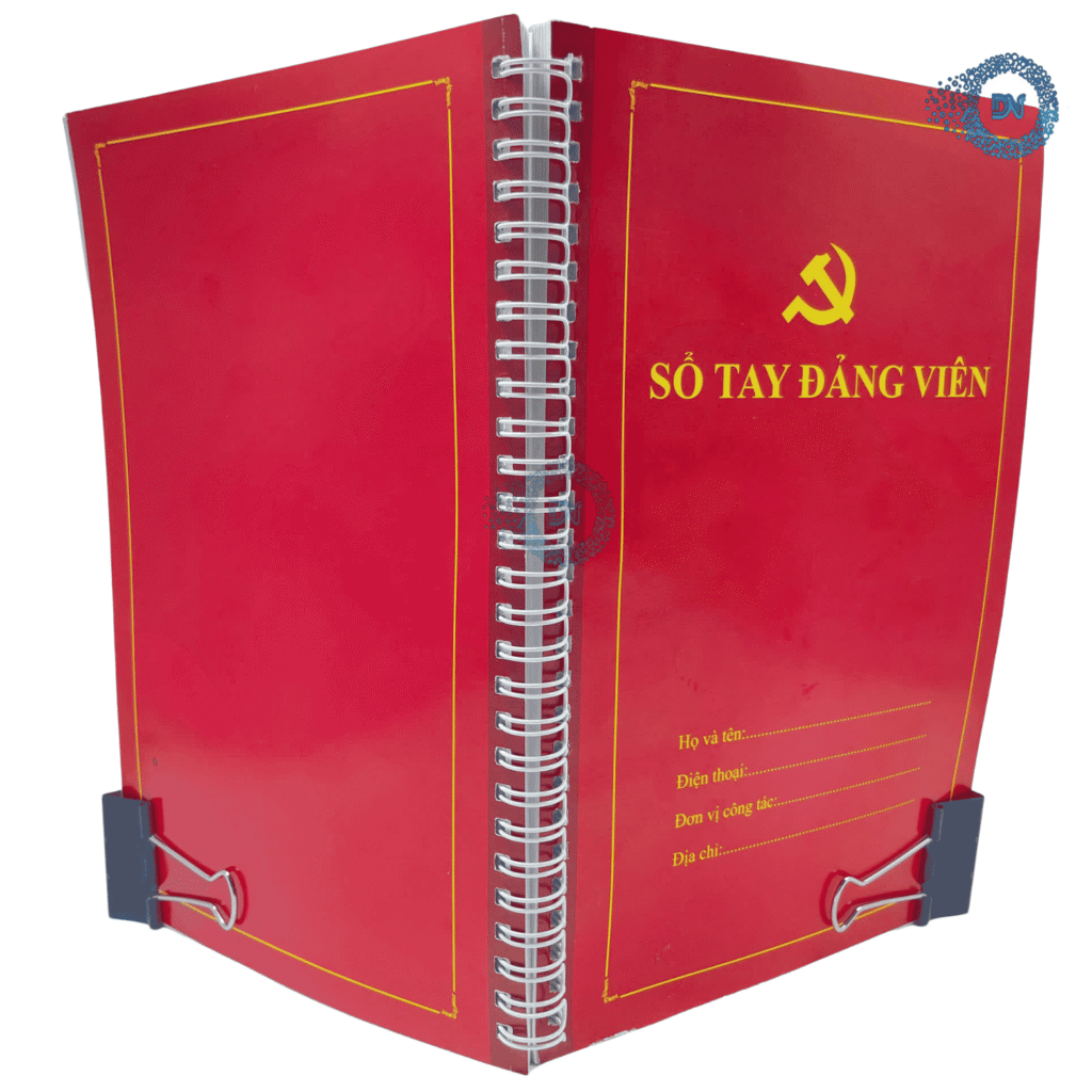 Làm sổ tay lò xo Sổ tay Đảng viên