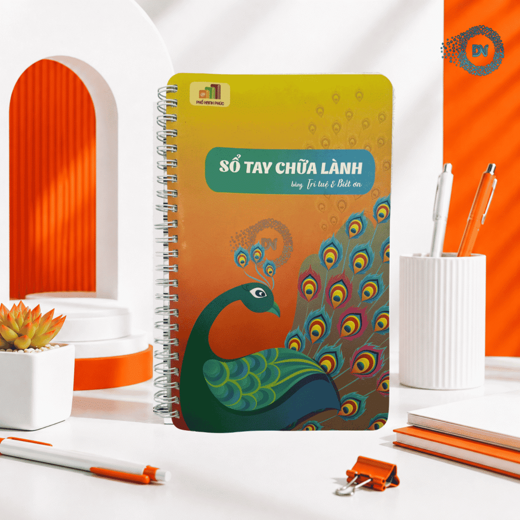 In sổ lò xo Sổ tay chữa lành
