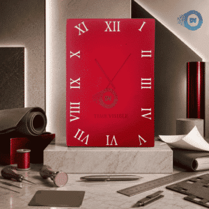 Sổ bìa da đẹp Time visible
