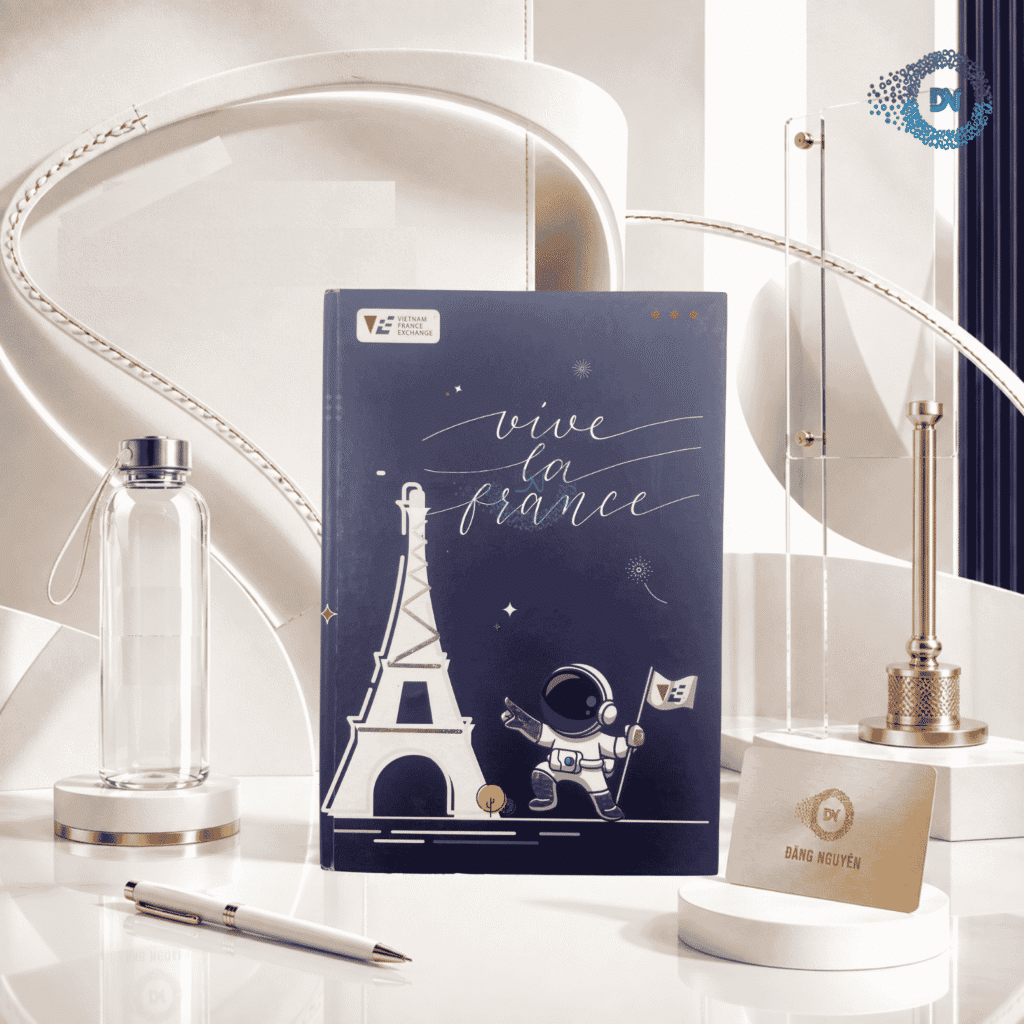 Sổ da cao cấp Hà Nội Vive la France